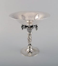 Early Georg Jensen Grape Centrepiece in Sterling Silver, Model Number 263B