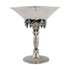 Early Georg Jensen Grape Centrepiece in Sterling Silver, Model Number 263B