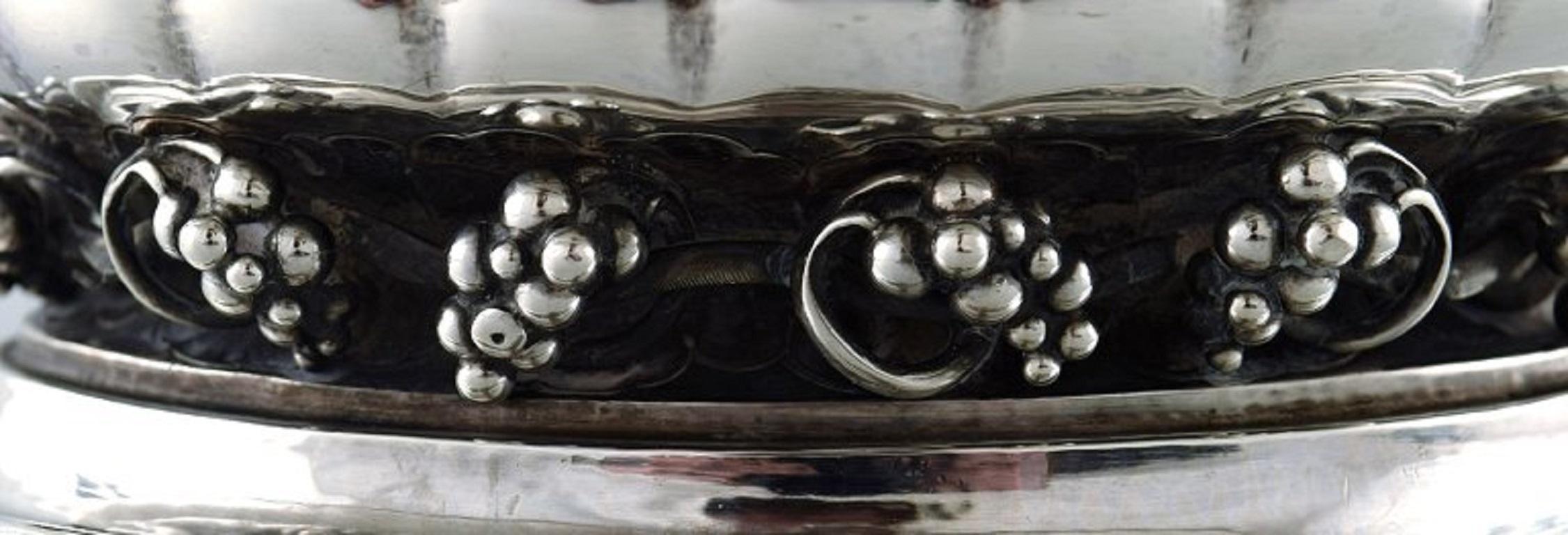 Early 20th Century Early Georg Jensen Large and Impressive Champagne Cooler / Centrepiece For Sale