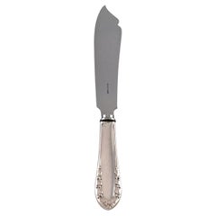 Cuchillo para tartas antiguo Georg Jensen Lirio de los valles en plata