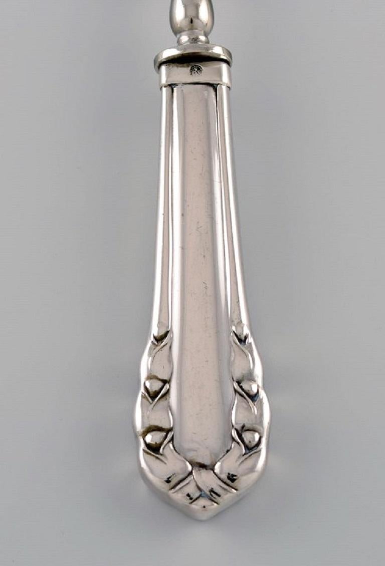 Art nouveau Cuillère à fromage Lily of the Valley en argent des débuts de Georg Jensen en vente