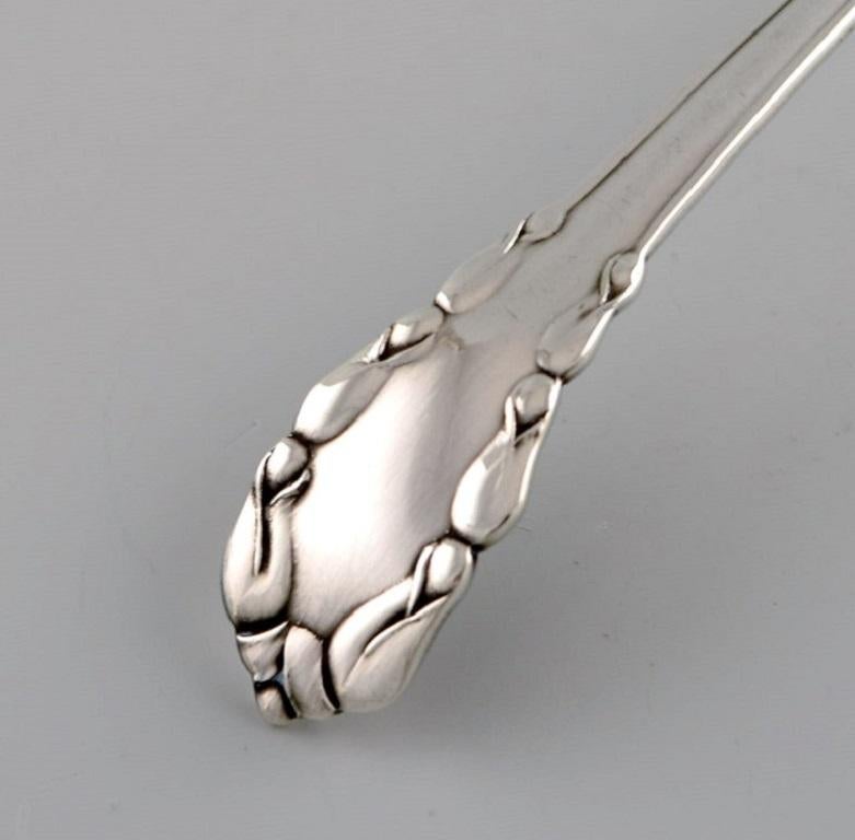 Danish Early Georg Jensen Lily of the Valley Sauce Spoon in Sterling Silver For Sale