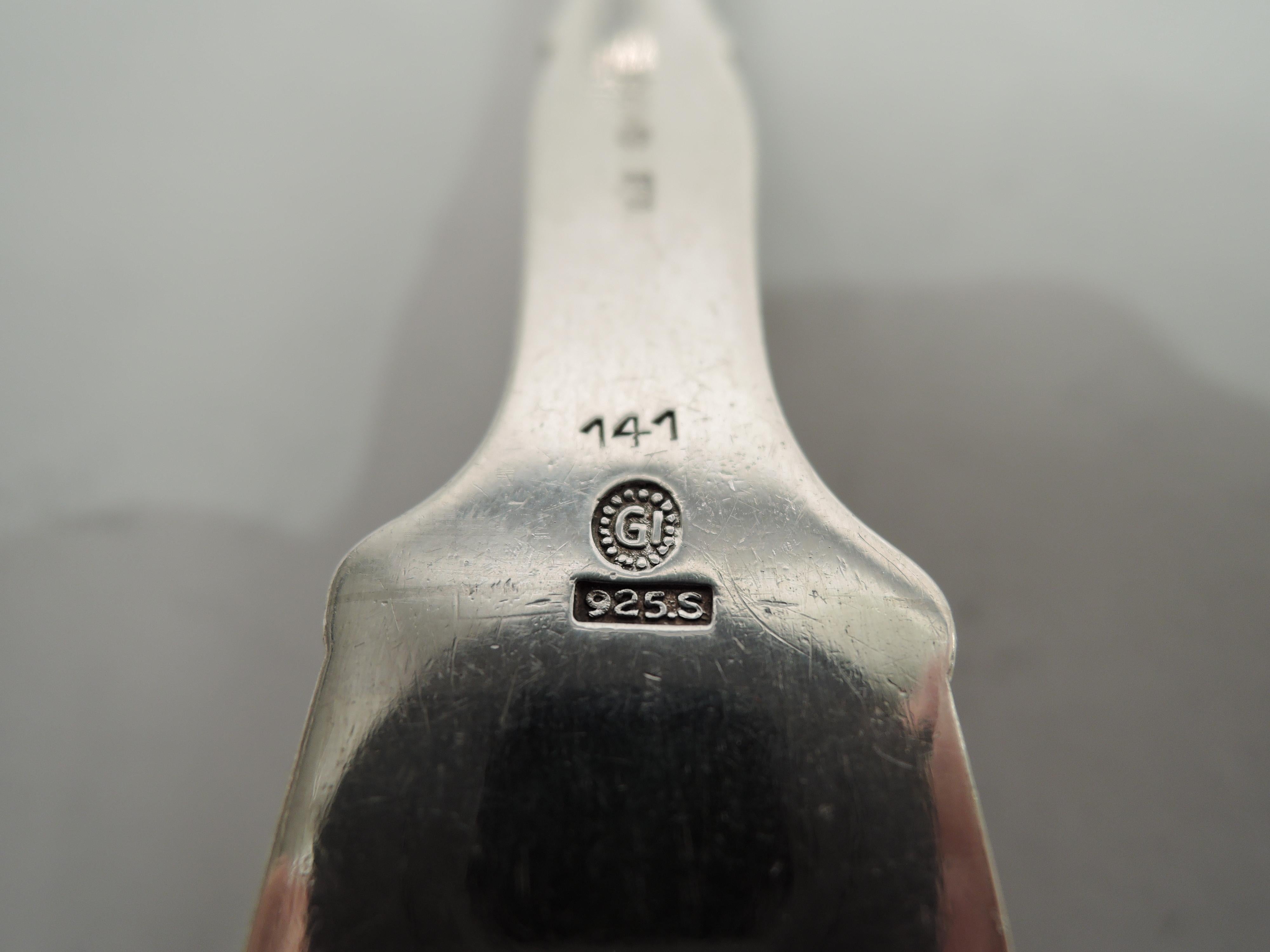 Early Georg Jensen Serving Fork with English Import Marks In Good Condition In New York, NY