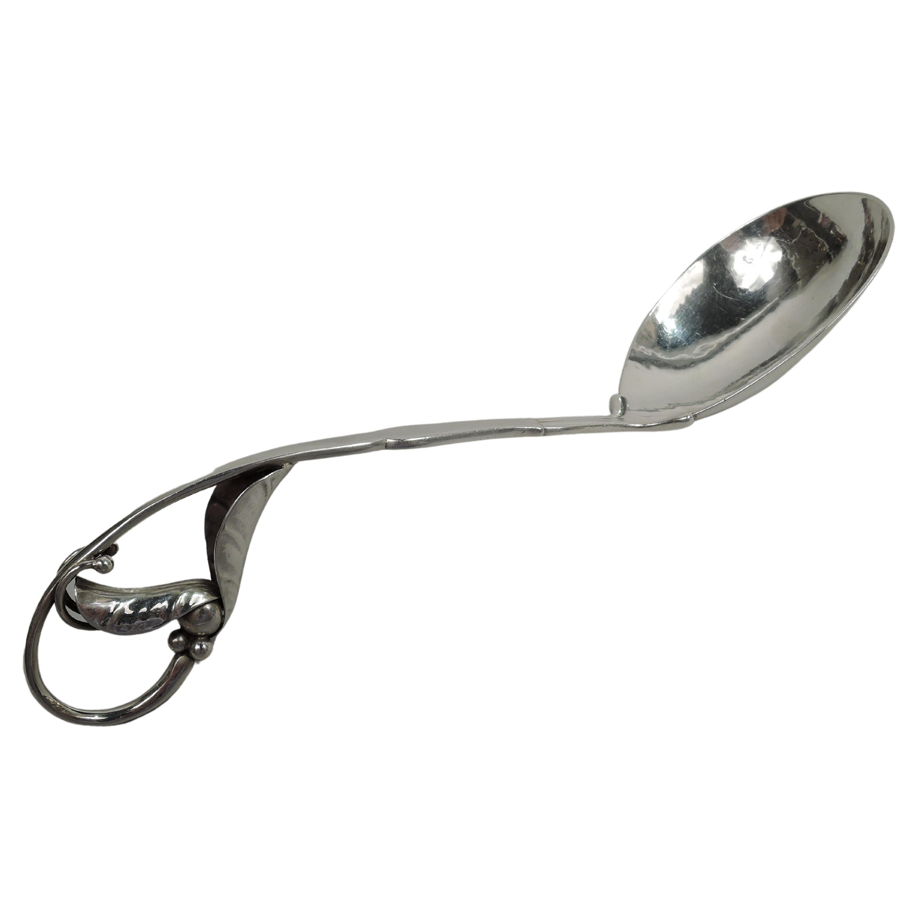 Early Georg Jensen Serving Spoon with English Import Marks