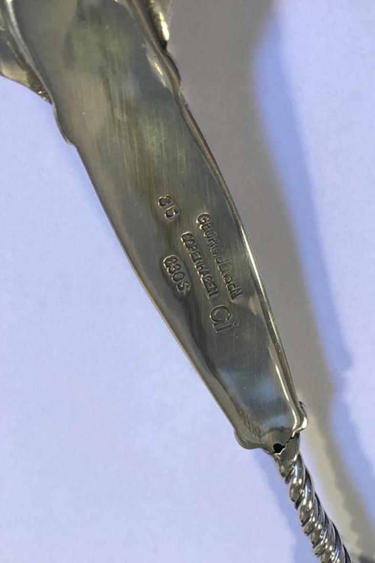 Argento Cucchiaio ornamentale d'argento Georg Jensen n. 35, di prima qualità in vendita