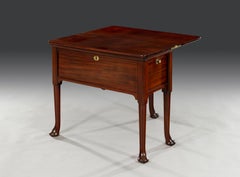 Early George II Metamorphic Mahogany Bachelor's Cabinet