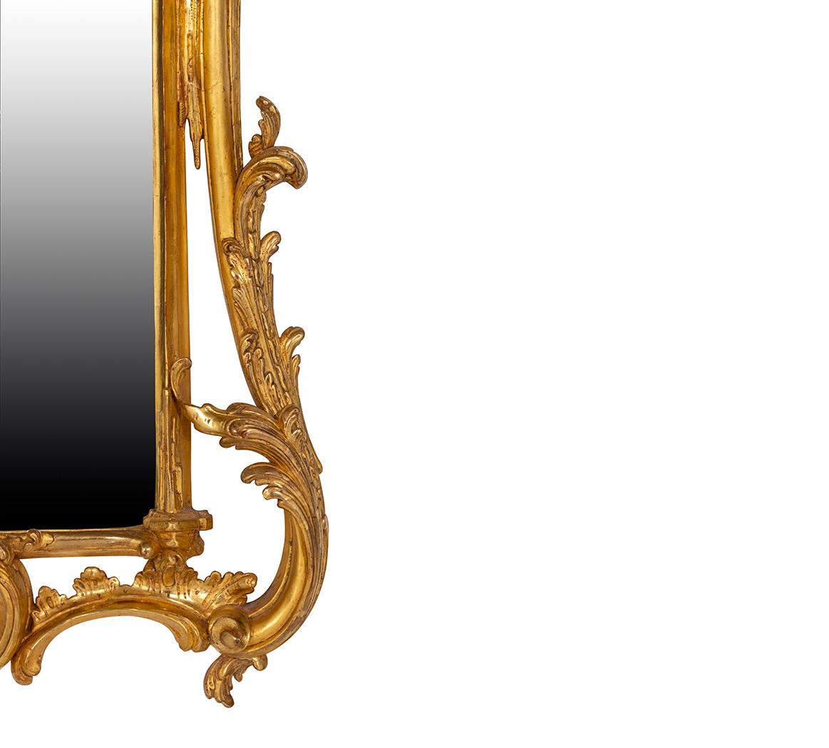 Early George III Giltwood Mirror In Good Condition For Sale In London, GB