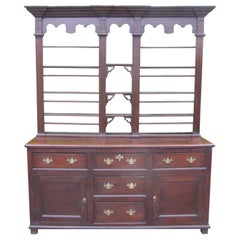 Early George III Oak Dresser of Superb Color and Proportions