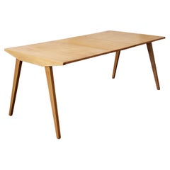 Frühe George Nakashima für Knoll N-12 Esstisch c. 1948 w Extender Leaves