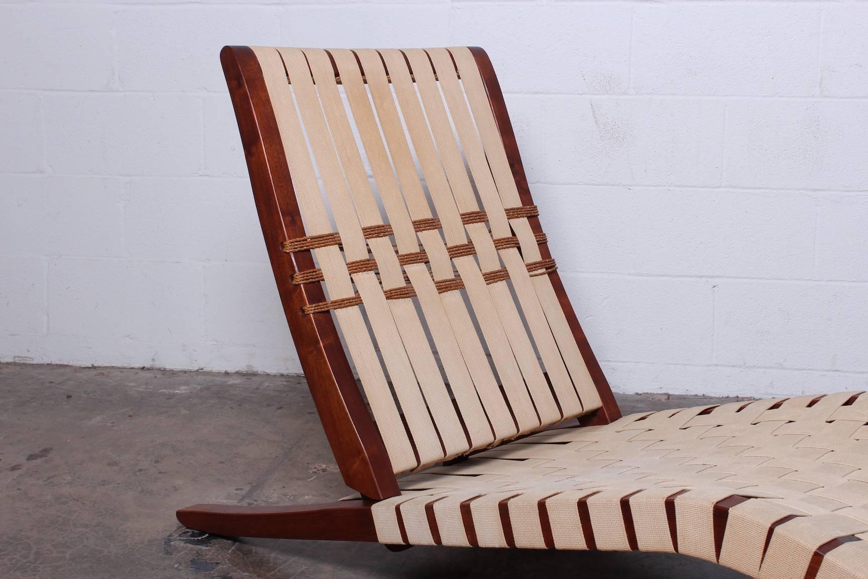 Early George Nakashima Long Chair, 1952 4