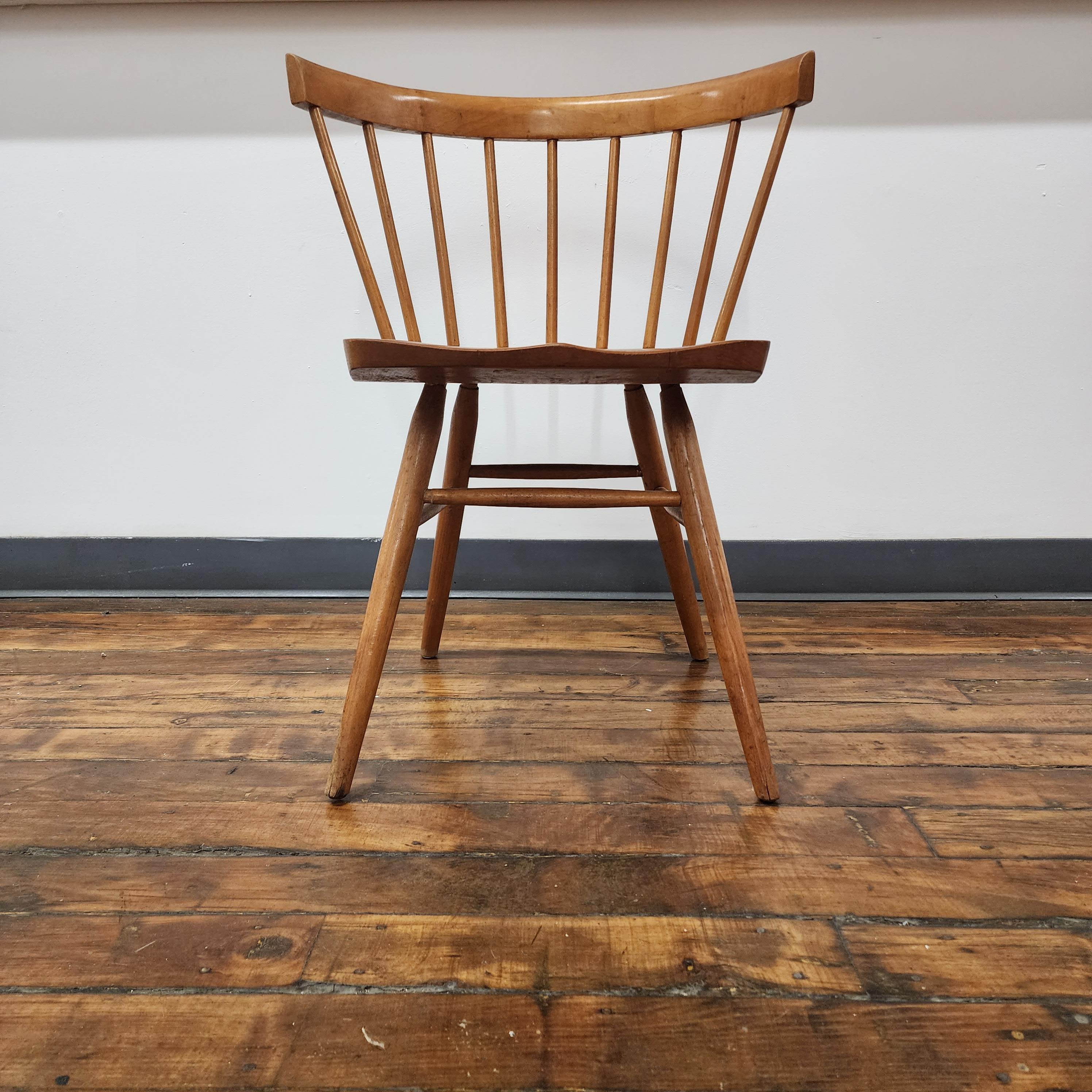 Mid-20th Century Early George Nakashima Straight Chair for Knoll Associates  For Sale