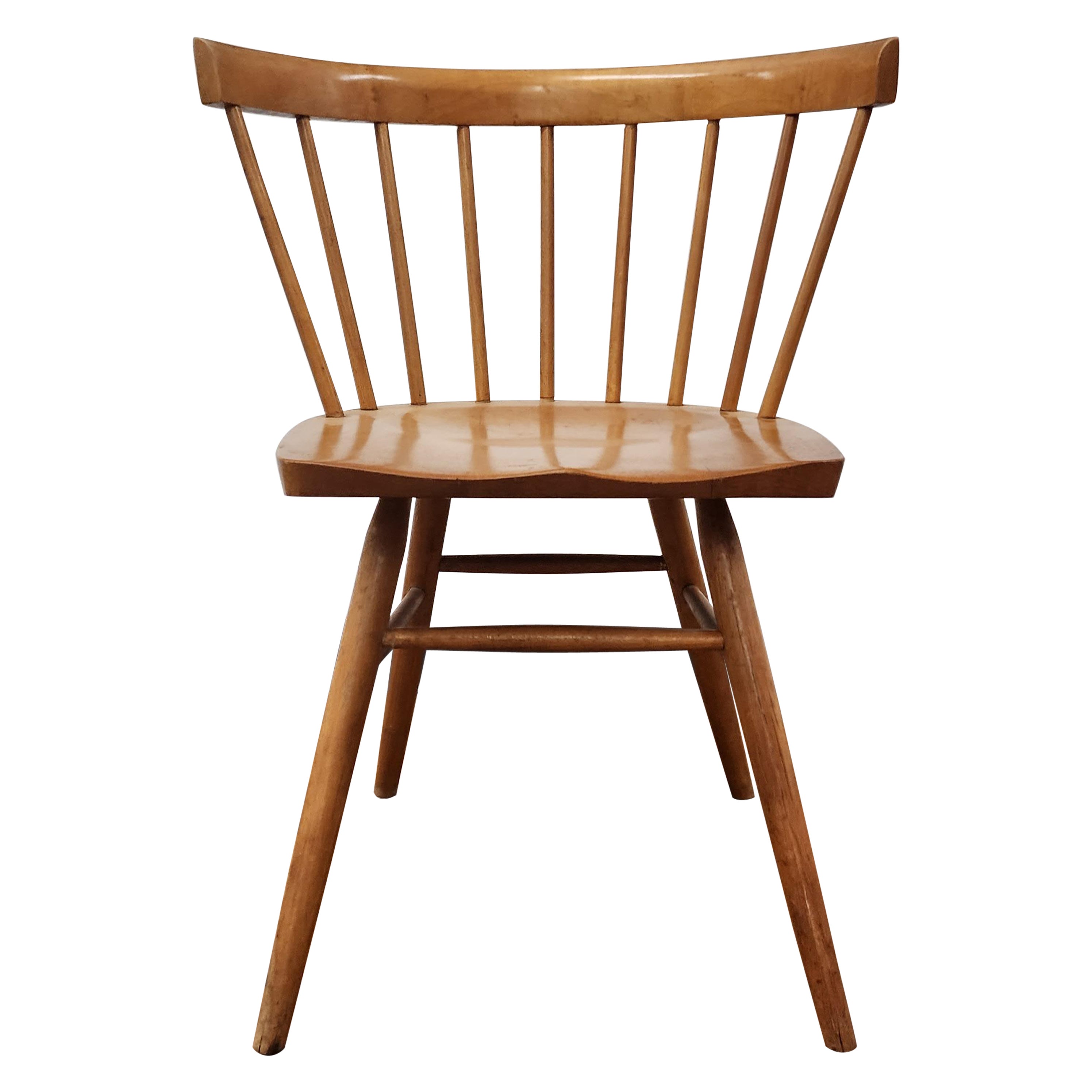 Early George Nakashima Straight Chair for Knoll Associates