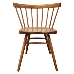 La prima sedia dritta di George Nakashima per Knoll Associates