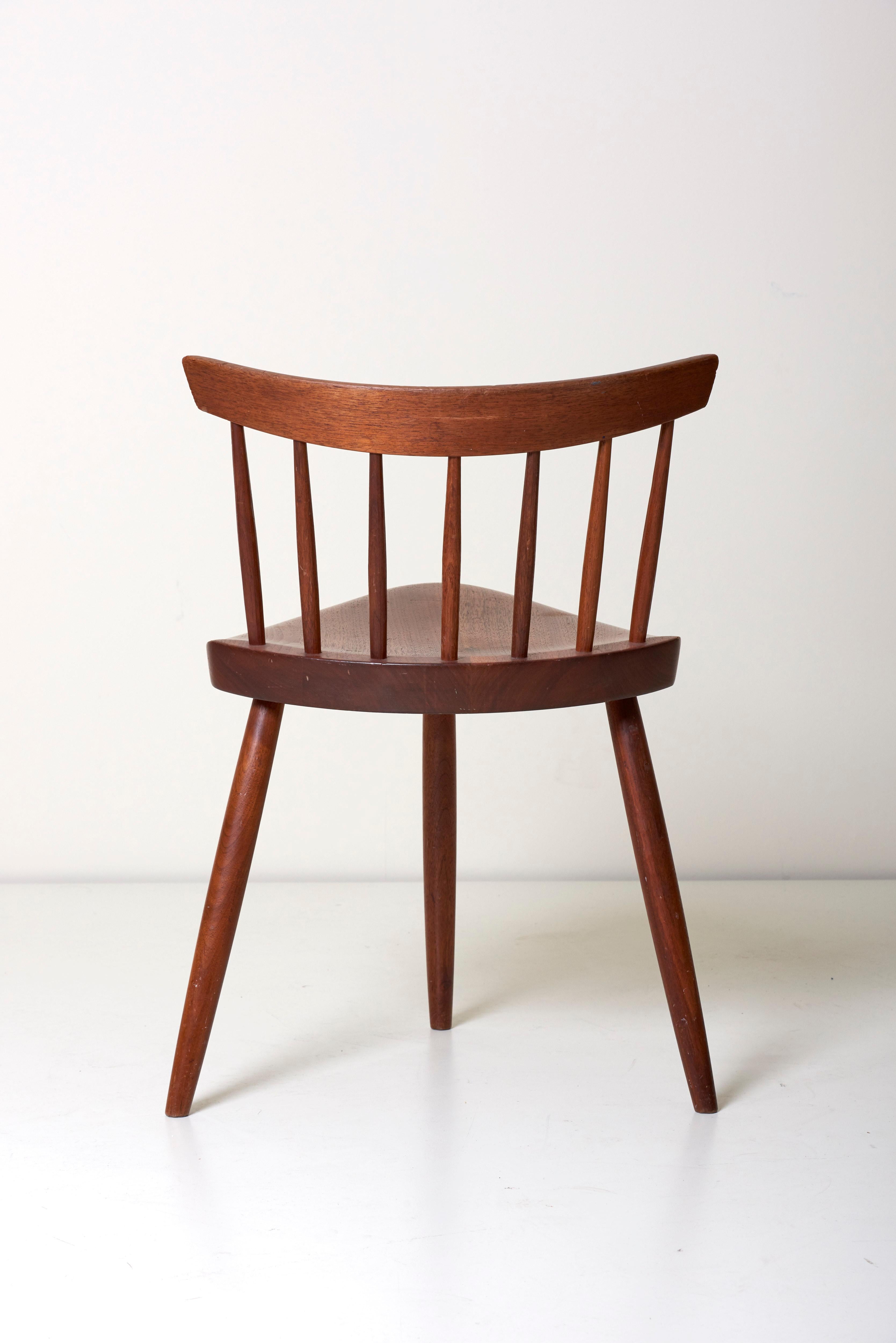Early George Nakashima Studio Mira Nakashima Mira Chair In Good Condition In Berlin, DE