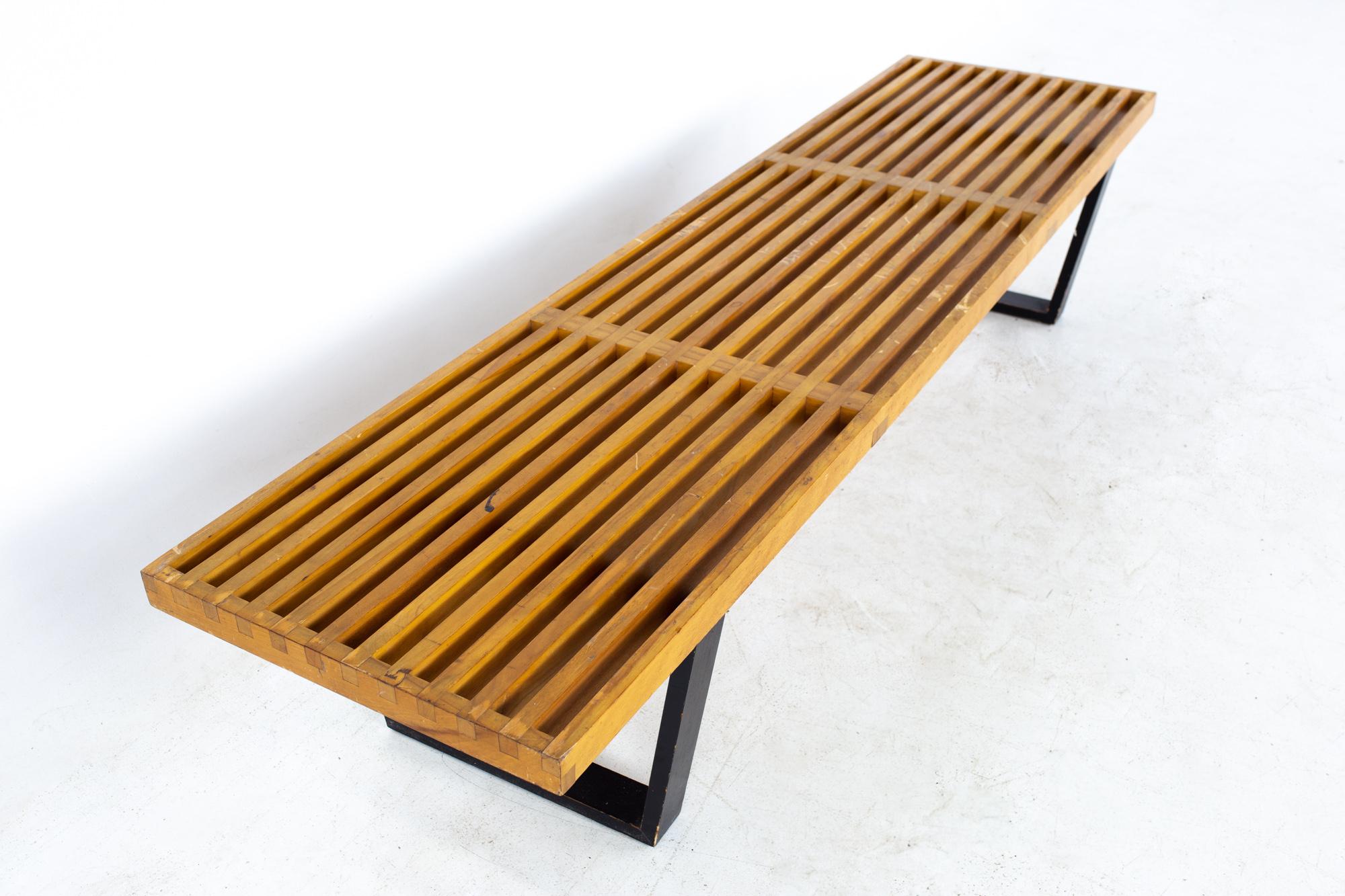 george nelson slat bench