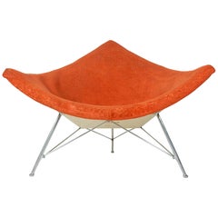 Fauteuil de salon en noyer George Nelson pour Knoll