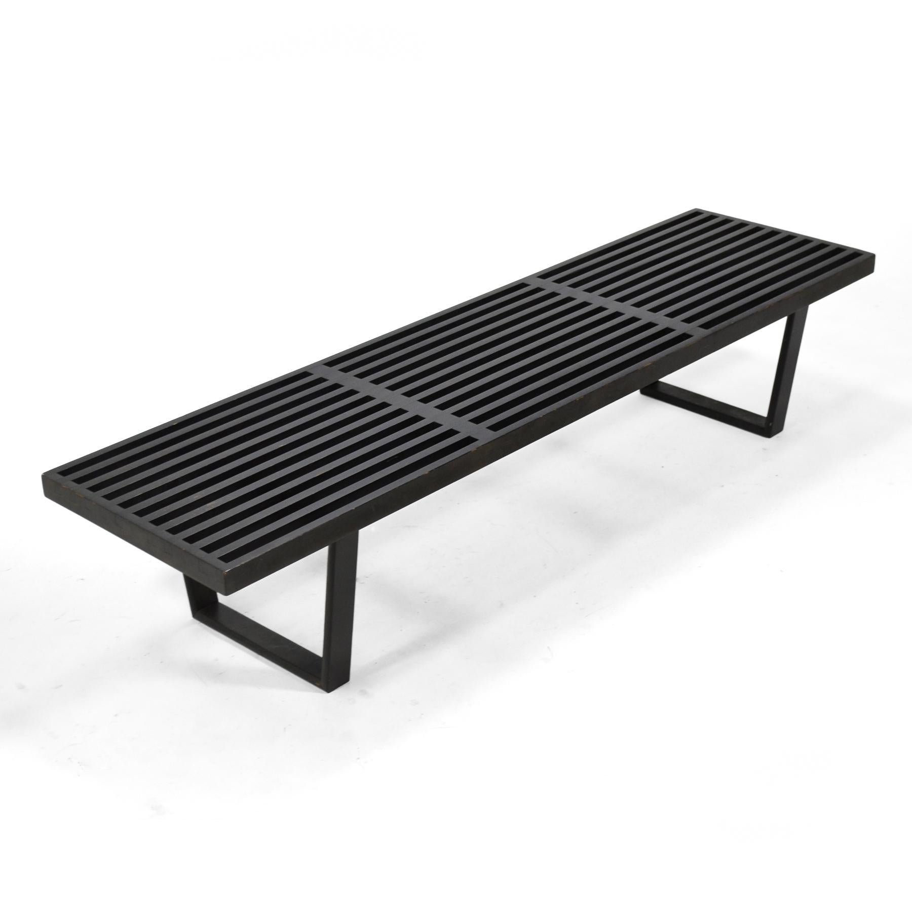 American Early George Nelson Slat Platform Bench/ Table by Herman Miller