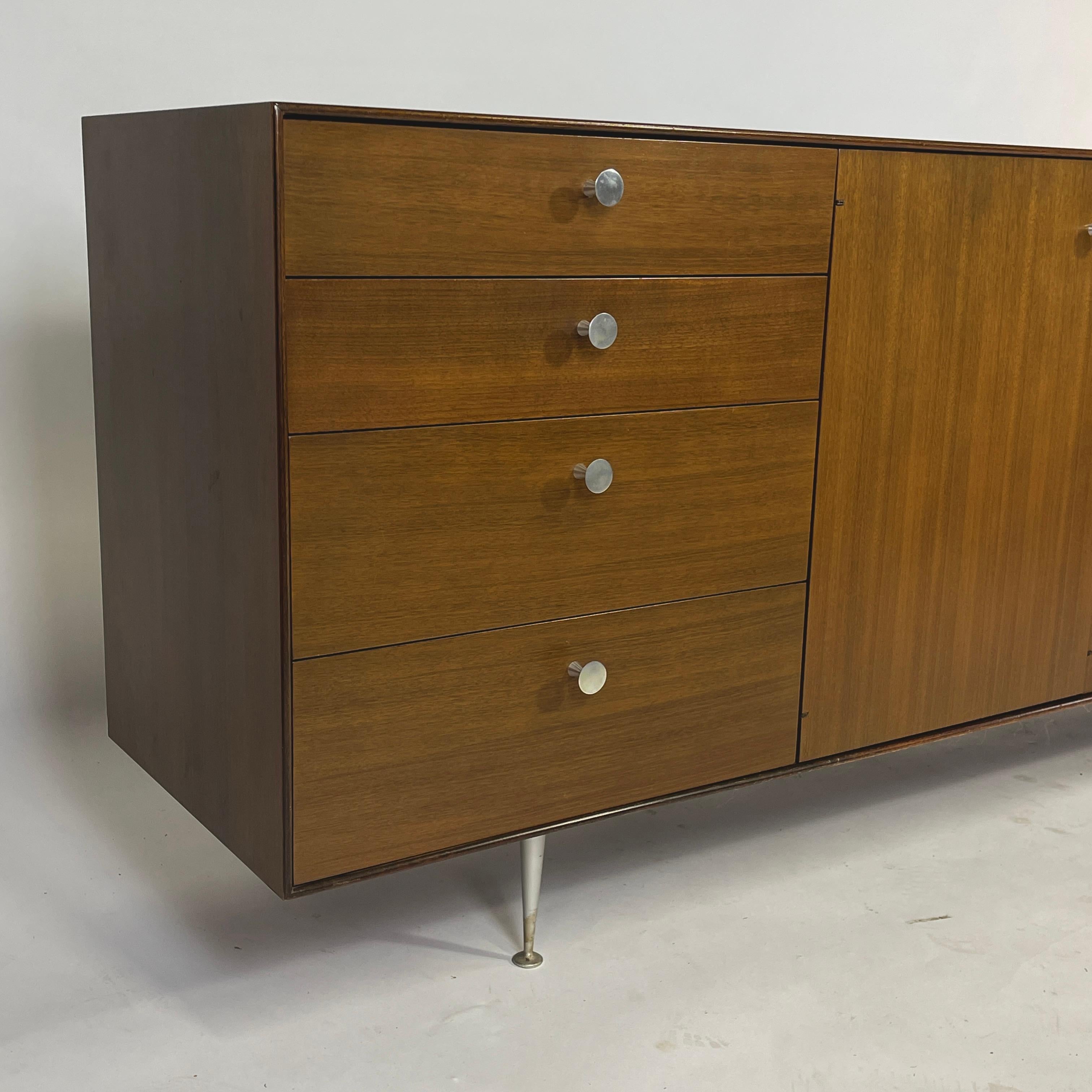 Early George Nelson Thin Edge Sideboard / Credenza / Buffet for Herman Miller 6