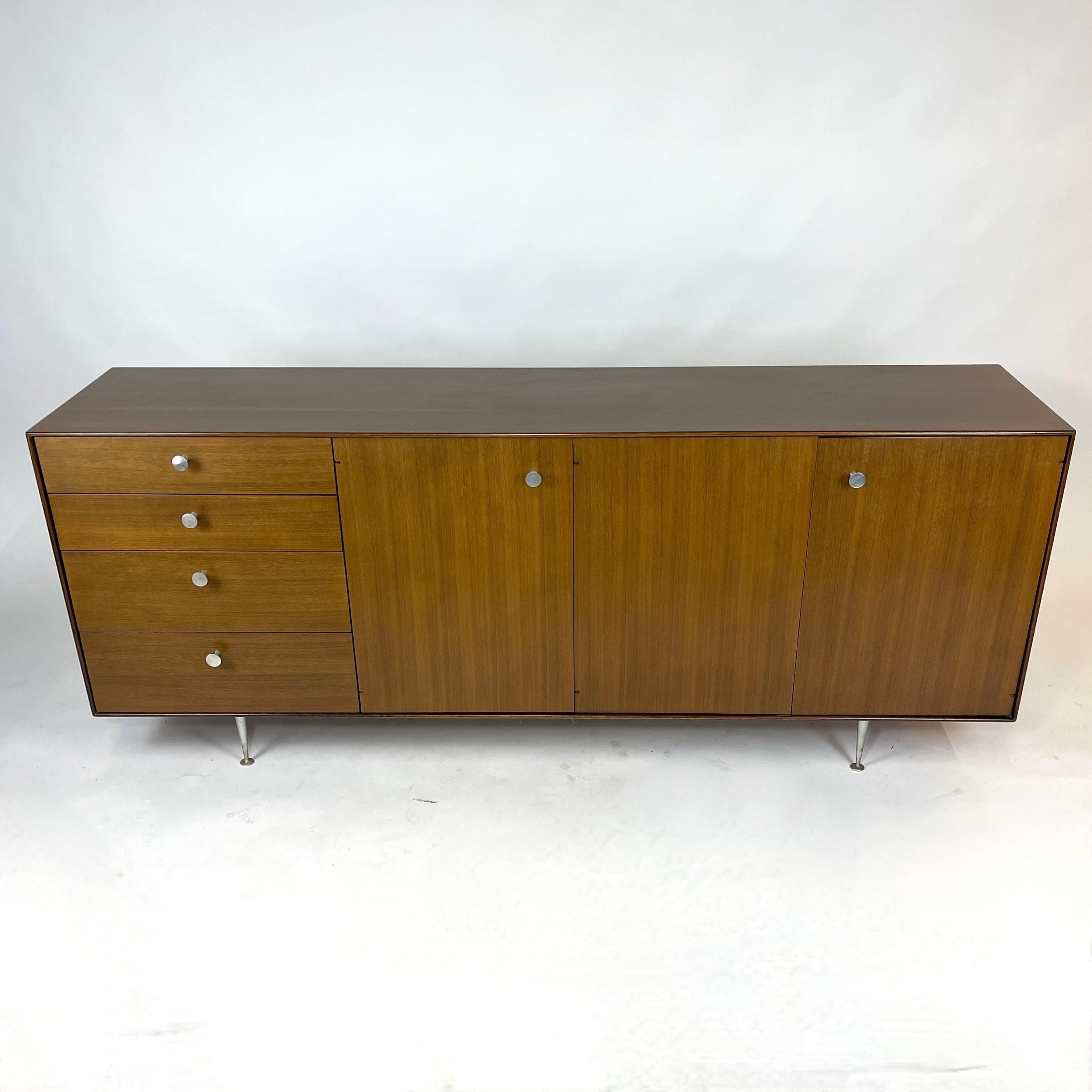Mid-Century Modern Early George Nelson Thin Edge Sideboard / Credenza / Buffet for Herman Miller