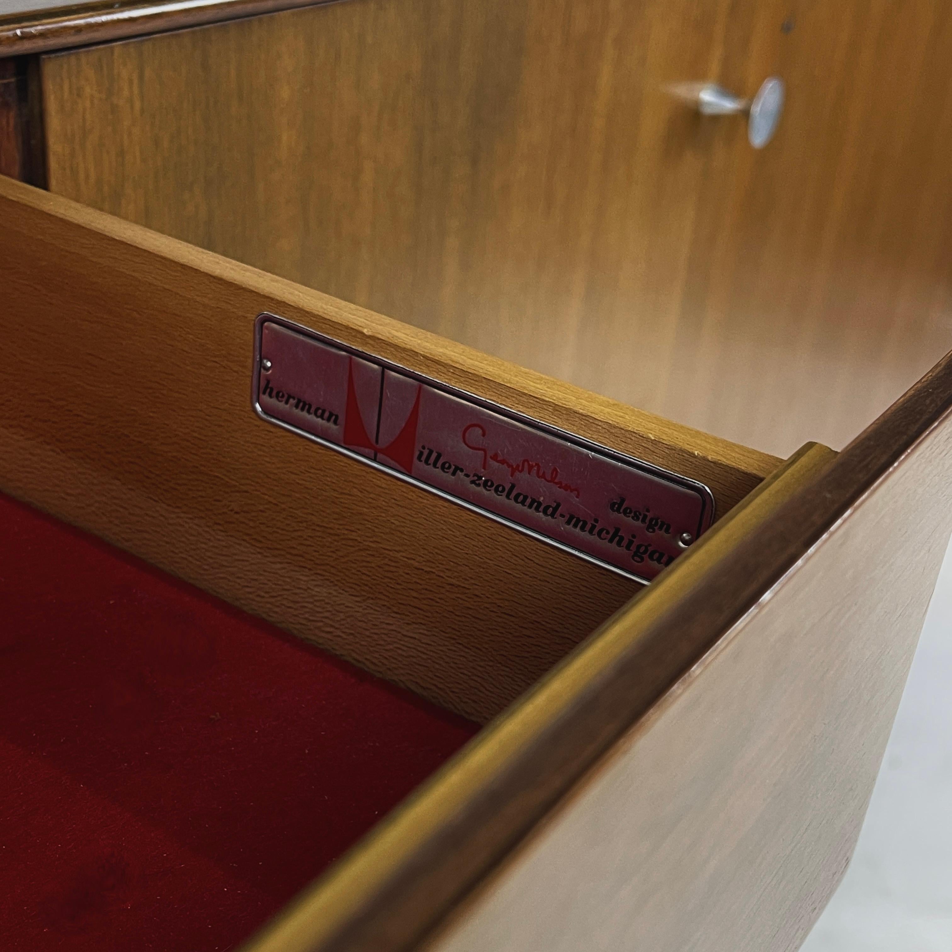 Early George Nelson Thin Edge Sideboard / Credenza / Buffet for Herman Miller In Good Condition In Hudson, NY