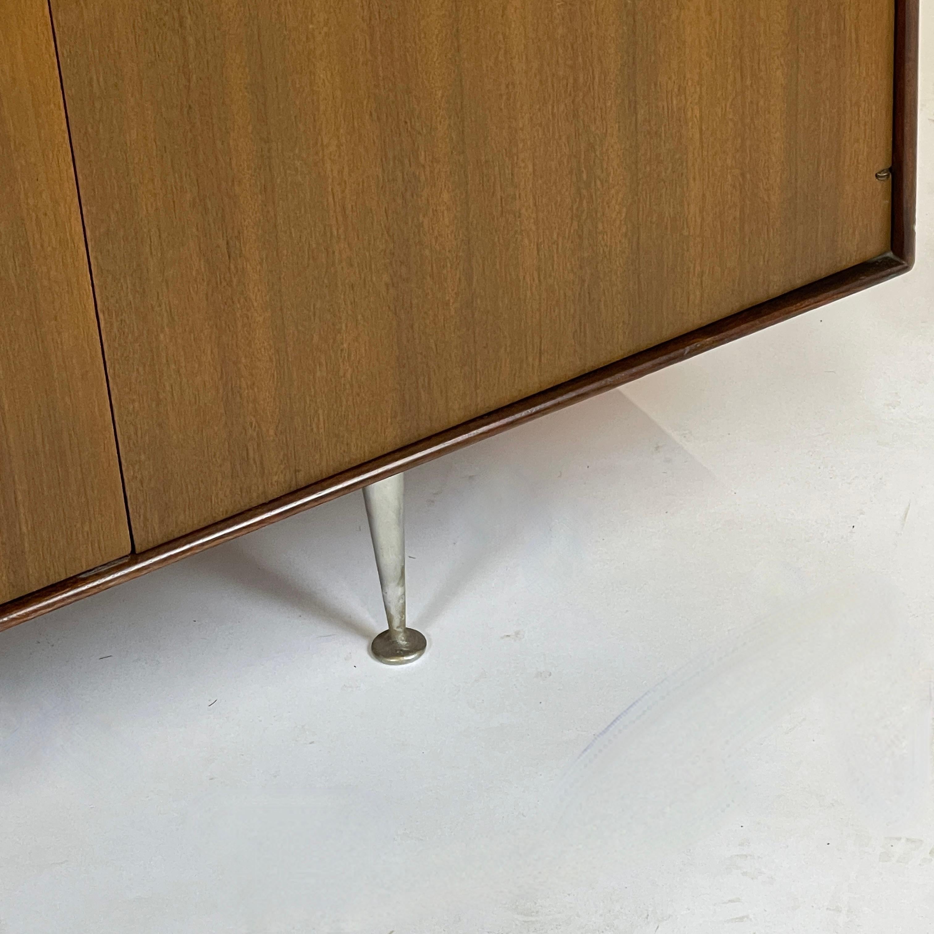 Stainless Steel Early George Nelson Thin Edge Sideboard / Credenza / Buffet for Herman Miller