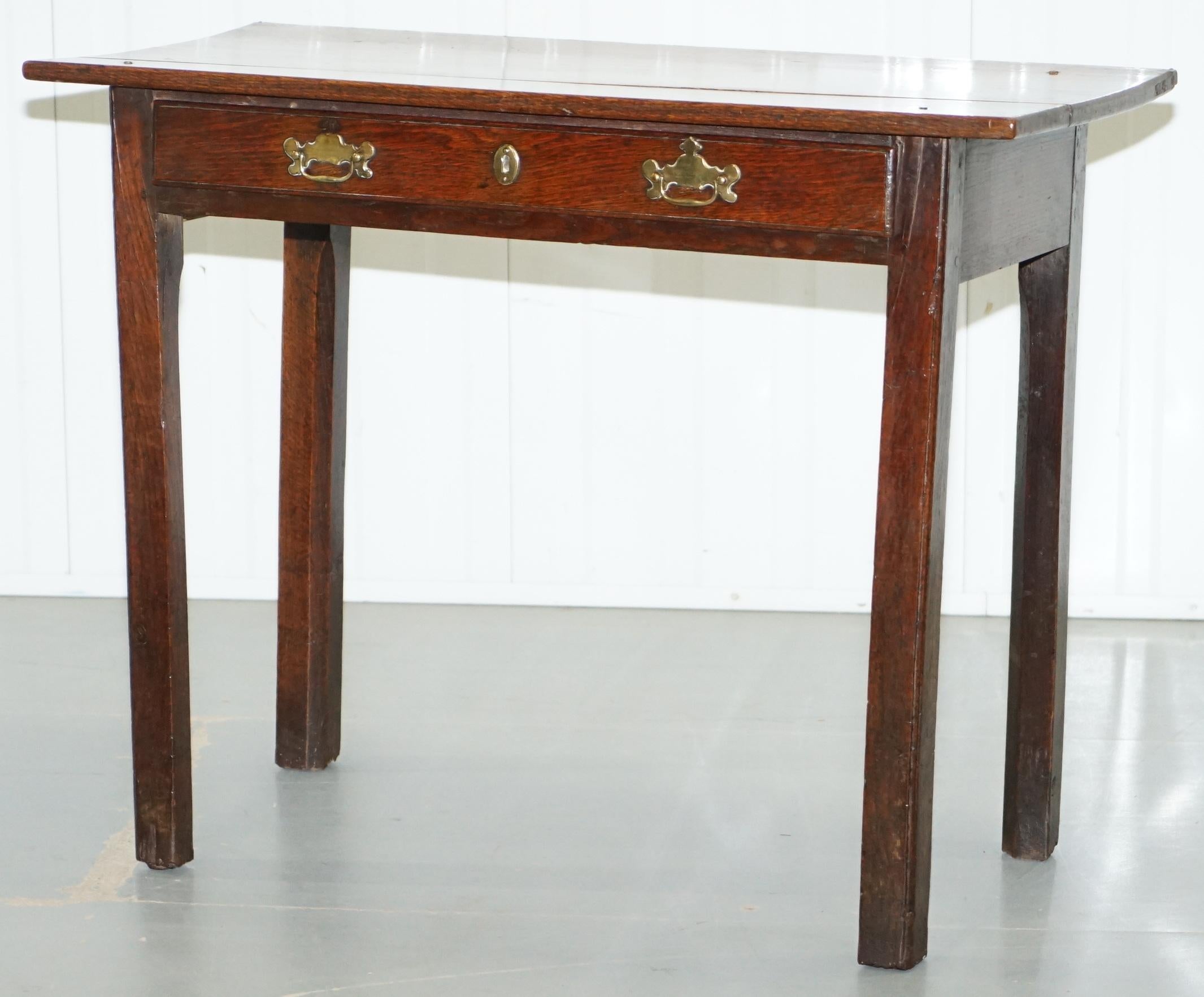 Hand-Crafted Early Georgian Irish circa 1740 Side Console Table for Restoration Lovely Find