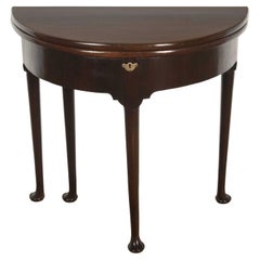 Early Georgian Mahogany Demi-Lune Table