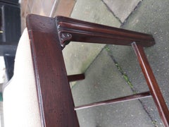 Früher georgianischer Mahagoni-Schminktischhocker