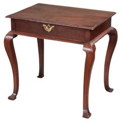 Antique Early Georgian Oak Side Table