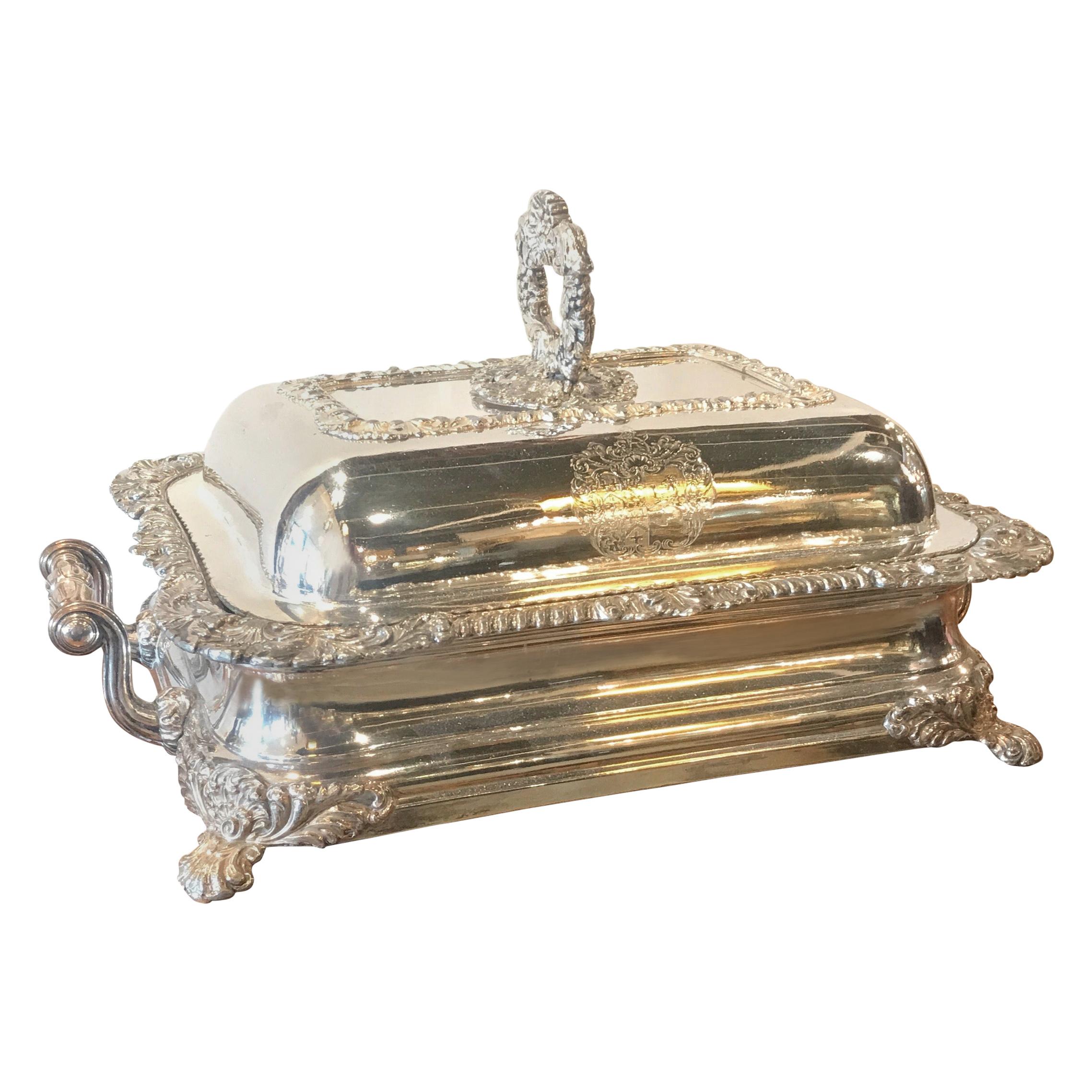 Frühgeorgianischer Entrée-Server aus Sheffield, 1803