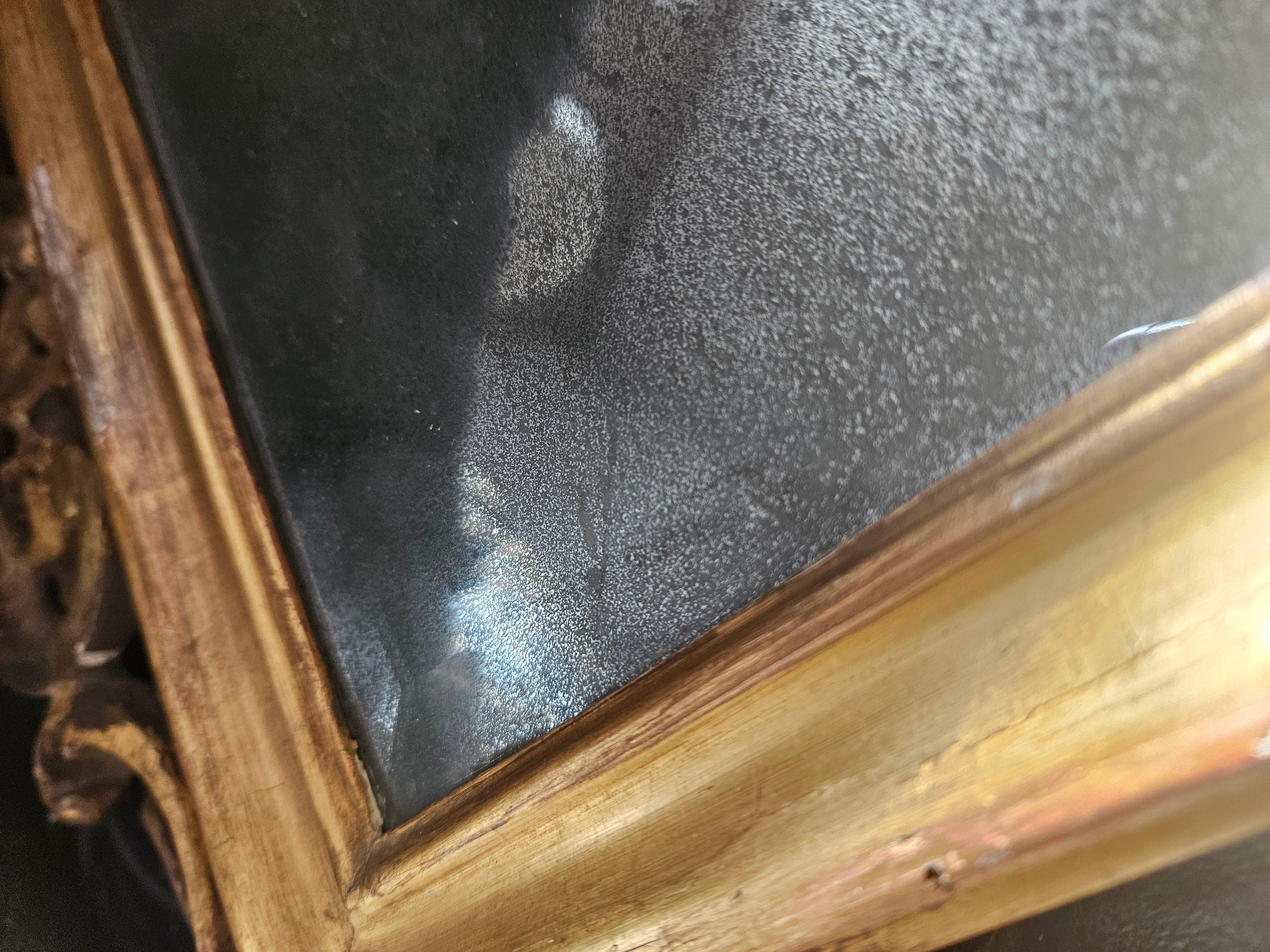 Early Georgian Wall Mirror with original Mercury Plate In condizioni buone in vendita a Kingsbridge, GB