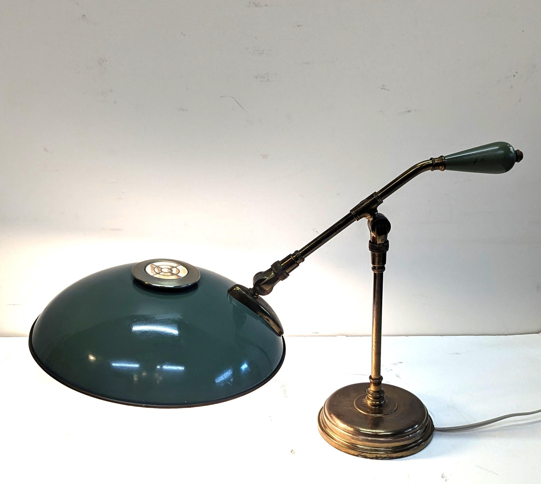 Aluminum Early Gerald Thurston Articulating Desk Lamp