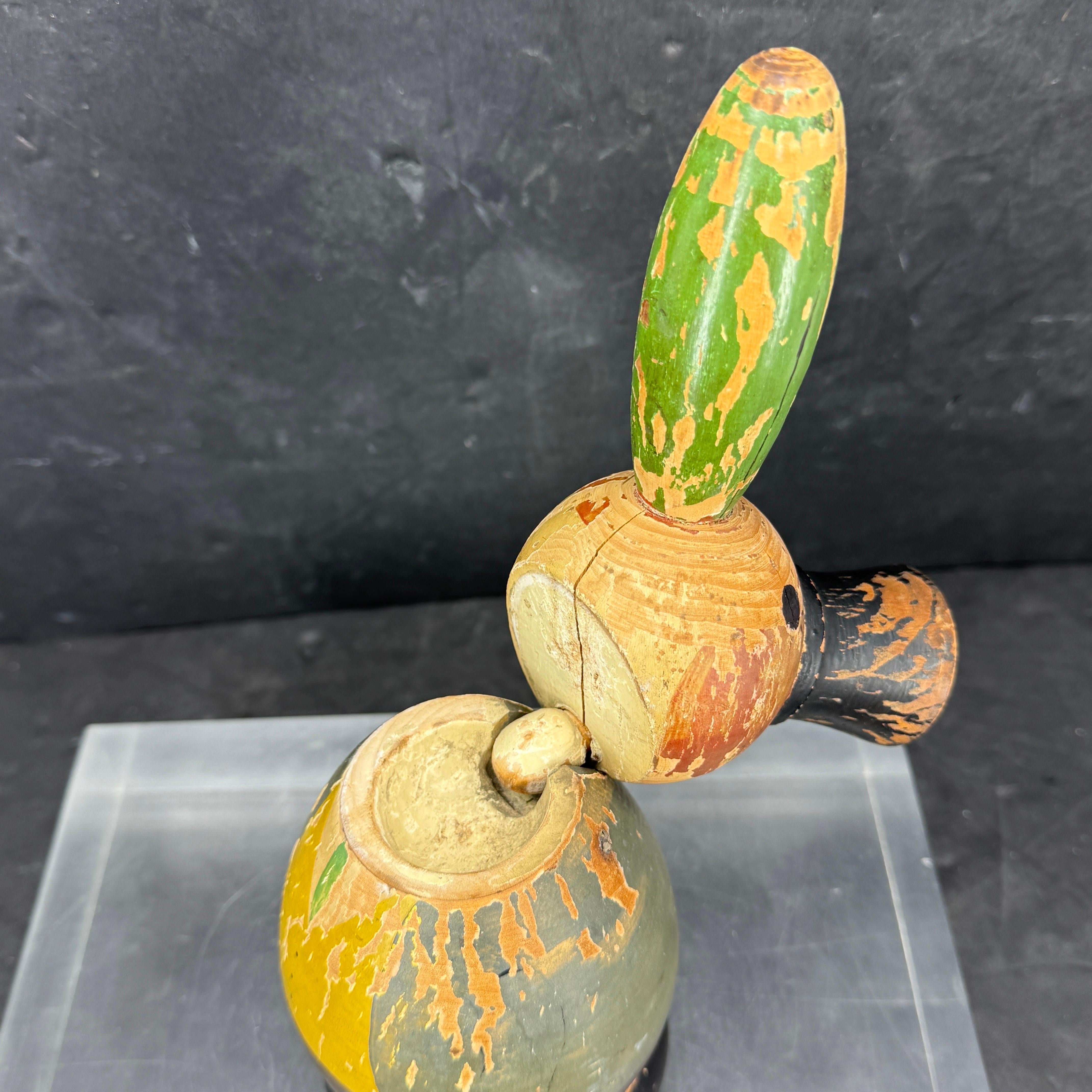Early German Antique Wooden Painted Nutcracker By Ulbricht For Sale 4