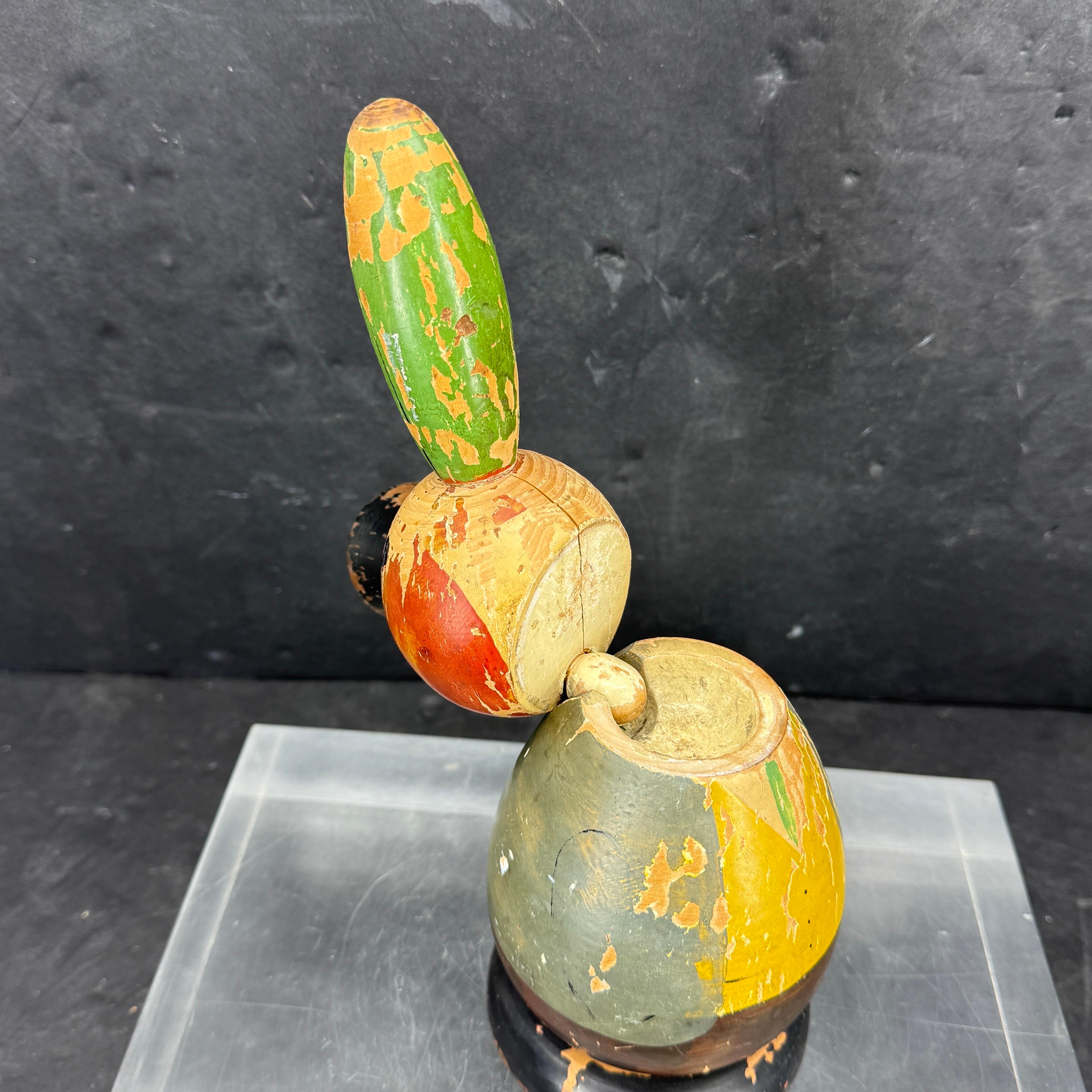 Early German Antique Wooden Painted Nutcracker By Ulbricht For Sale 5
