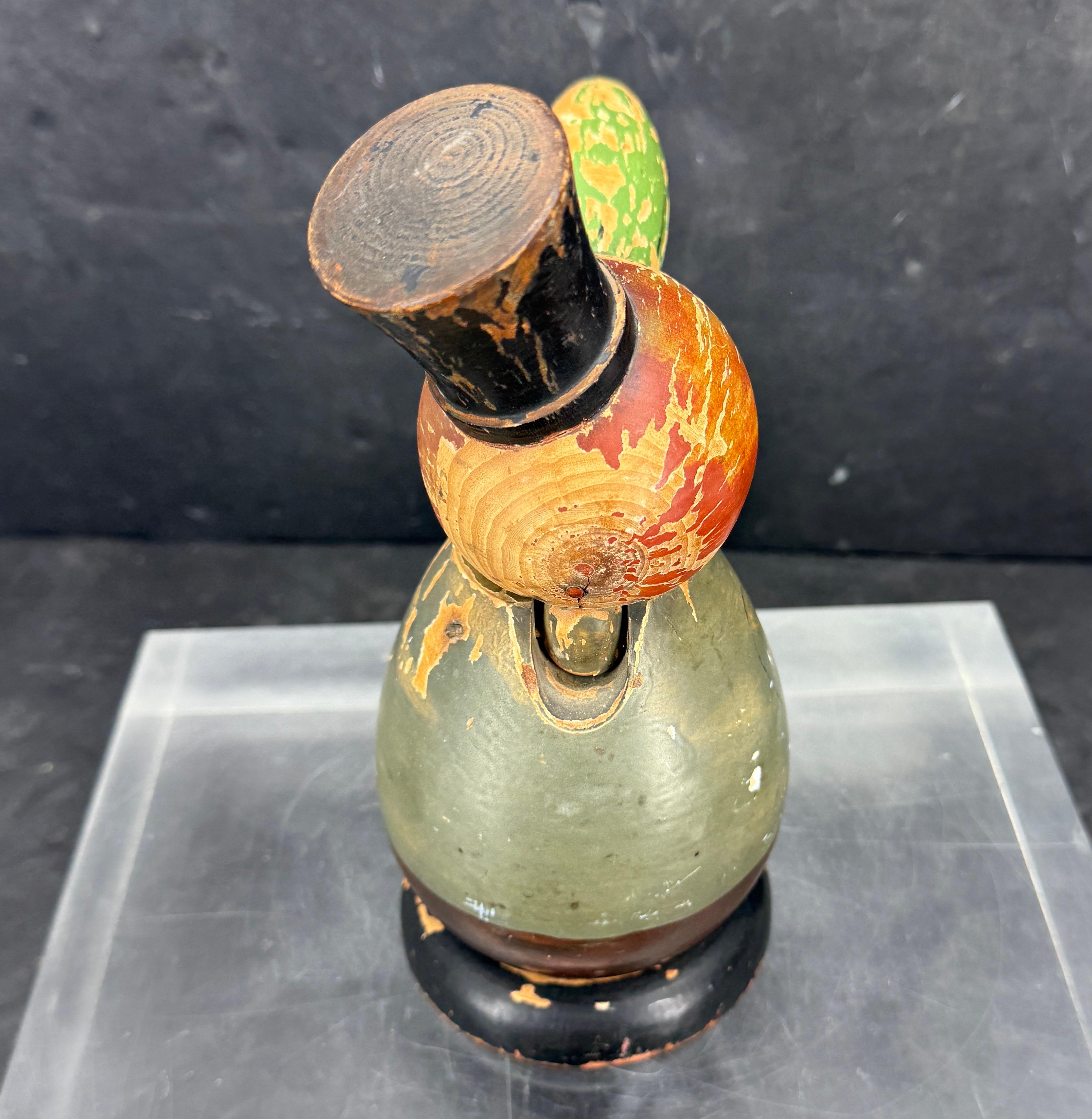 Early German Antique Wooden Painted Nutcracker By Ulbricht For Sale 2