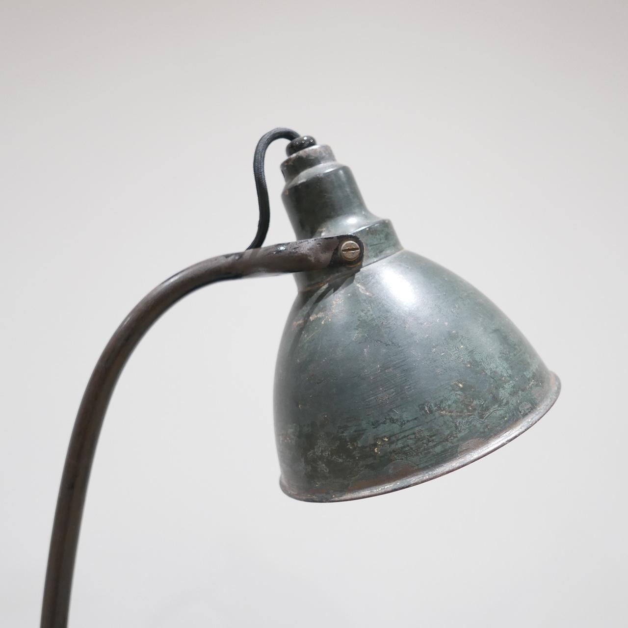 Metal Early German Kandem Table Lamp