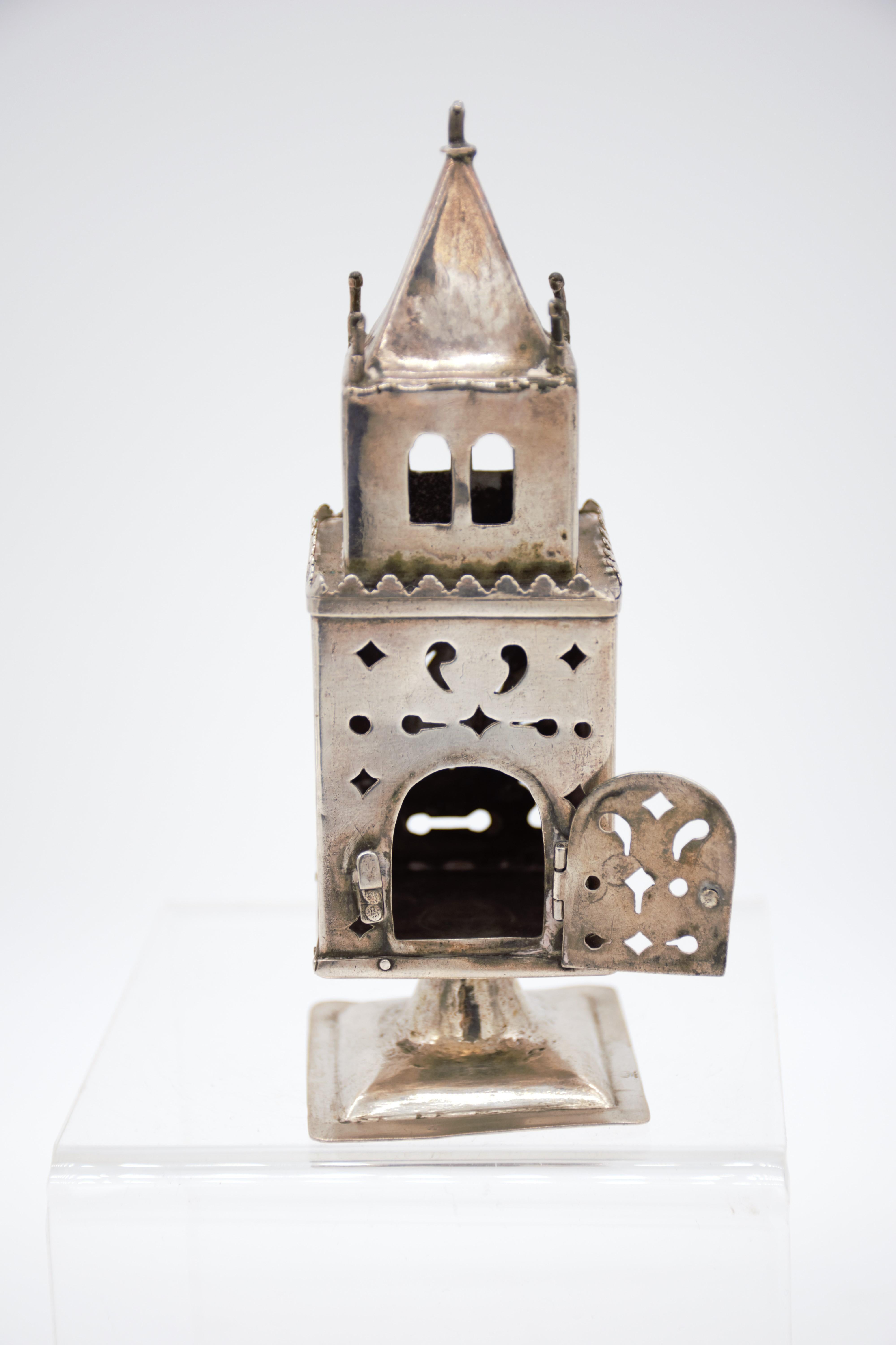  Early German Silver Augsburg Baroque Spice Tower, Hans Jacob Ernst , circa 169 For Sale 2
