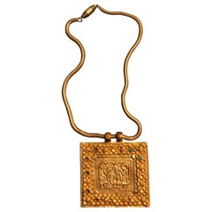 Early Gilt Bronze Necklace by Line Vautrin
