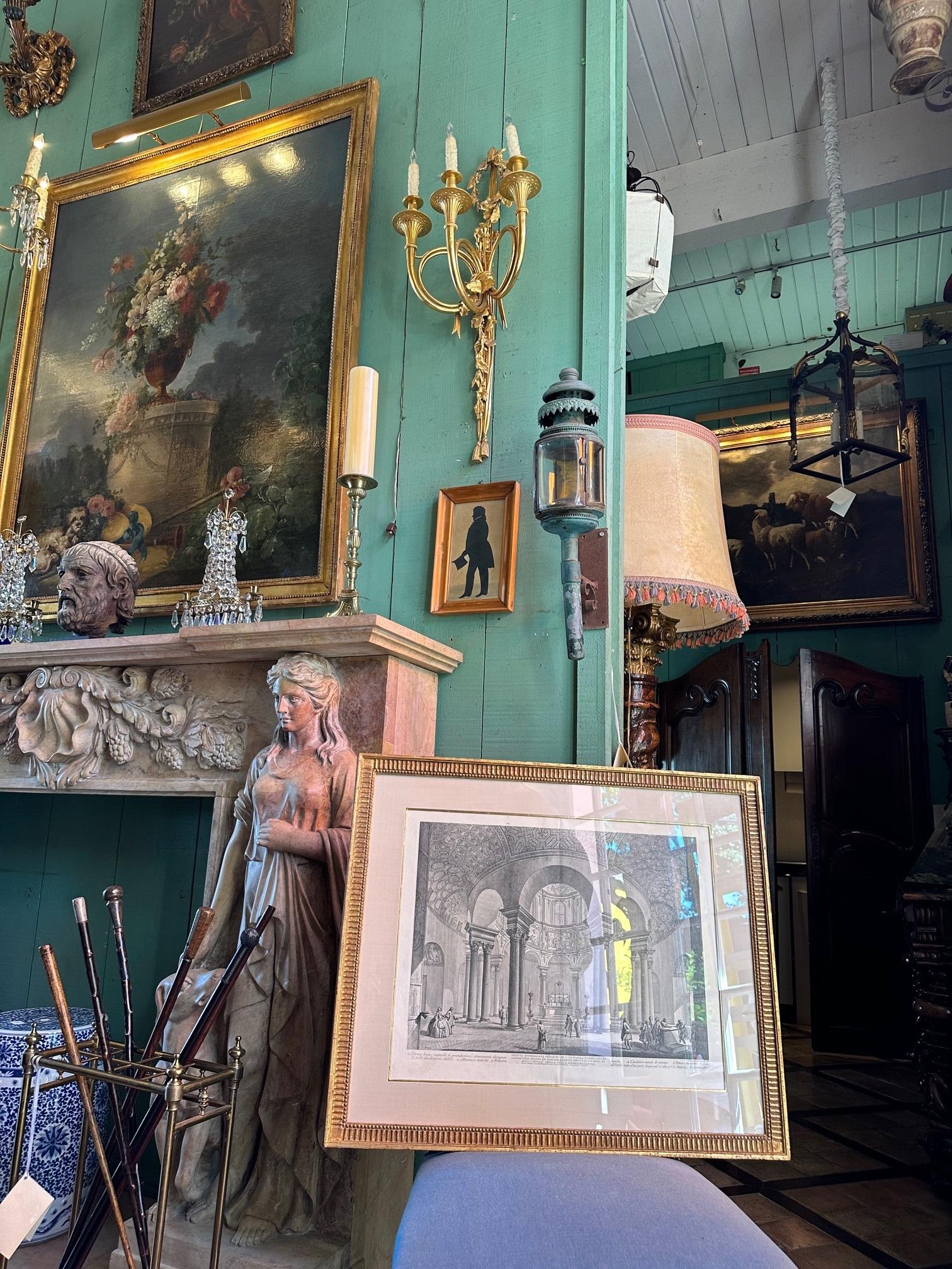 Decoración mural temprana Giovanni Battista Piranesi Castel Sant'Angelo Veduti Di Roma en venta 4