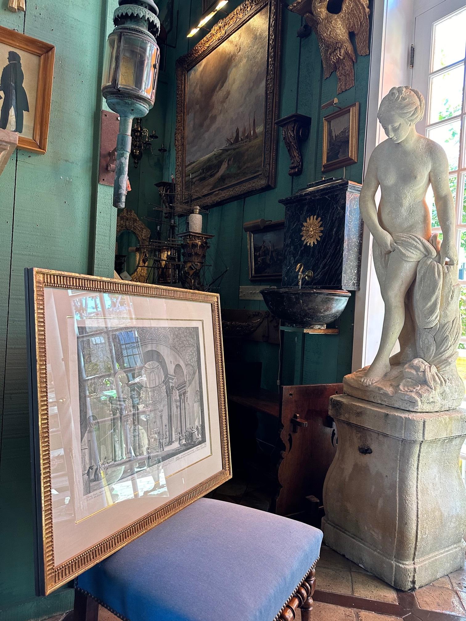 Decoración mural temprana Giovanni Battista Piranesi Castel Sant'Angelo Veduti Di Roma en venta 6