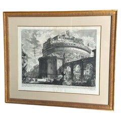 Early Giovanni Battista Piranesi Castel Sant'Angelo Veduti Di Roma Wall Decor