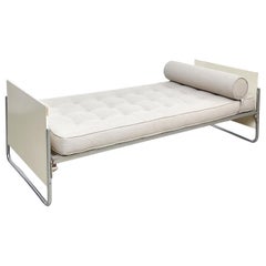 Lit en métal et contreplaqué Bauhaus Early Gispen Mid-Century Modern, circa 1930