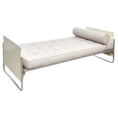 Early Gispen Mid-Century Modern Bauhaus Metal and Plywood Bed, circa 1930