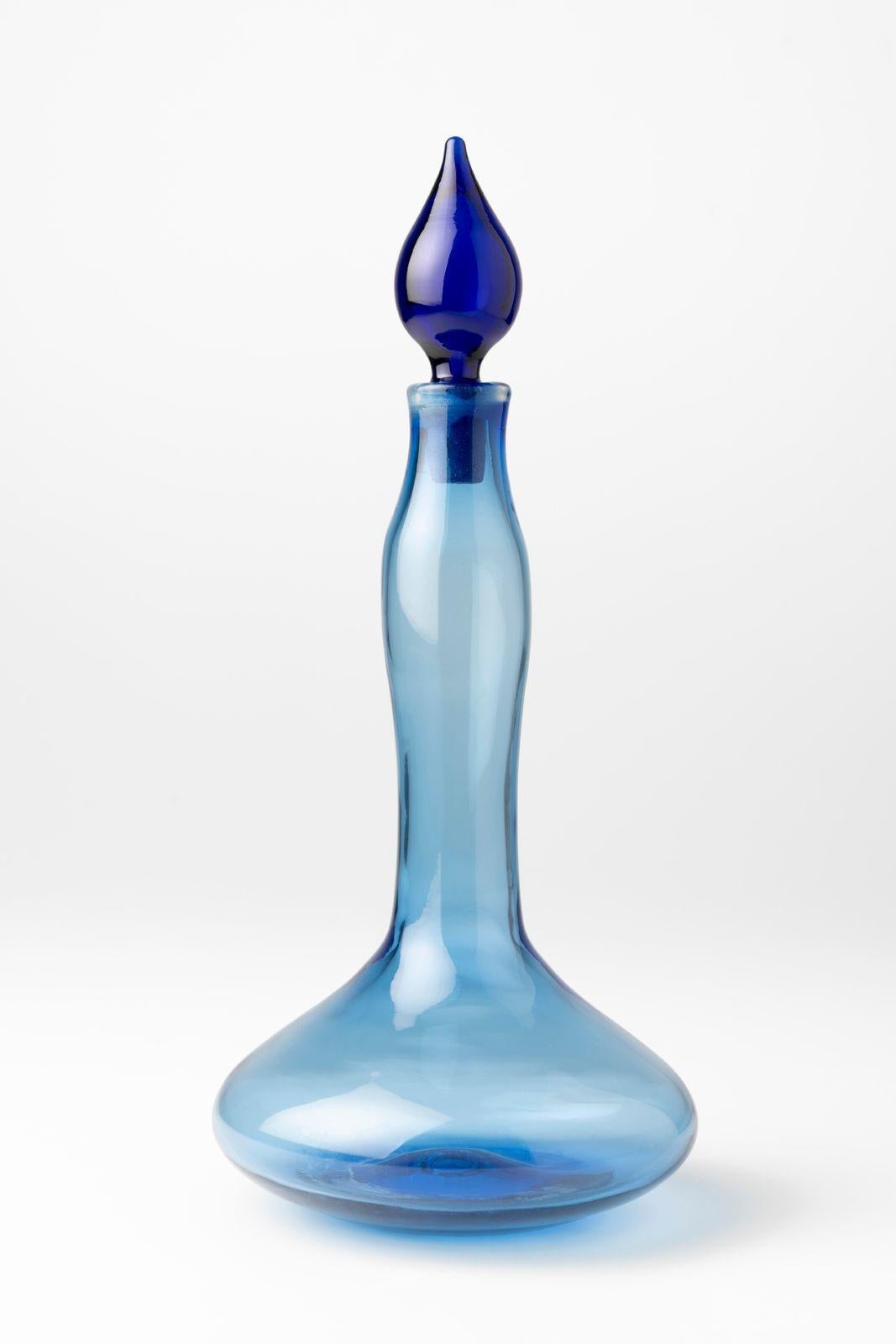 Early Glass Decanter by Blenko For Sale 1
