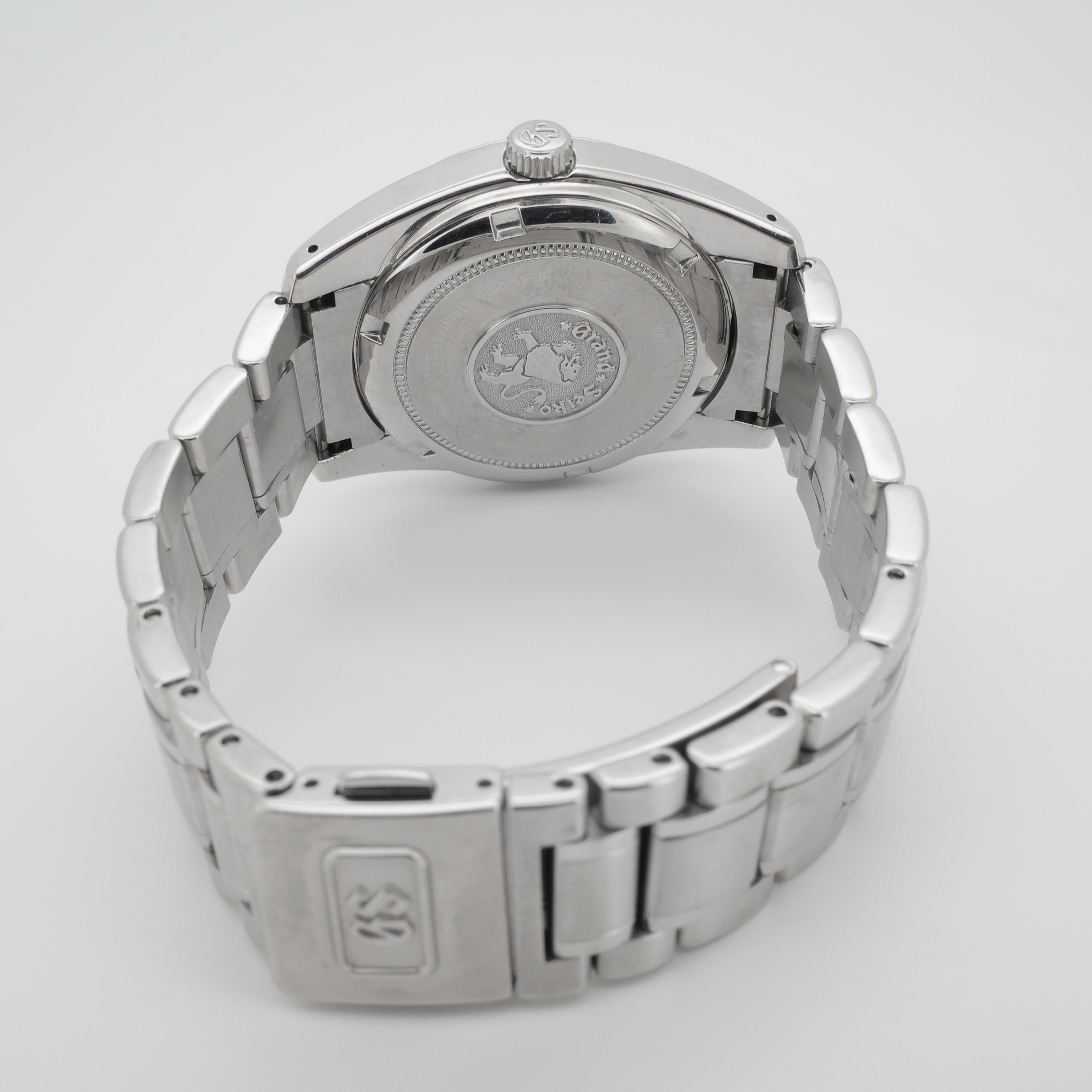 Grand Seiko 9S55 Automatique avec dos en médaillon de lion, certificat complet, Exc. en vente 3