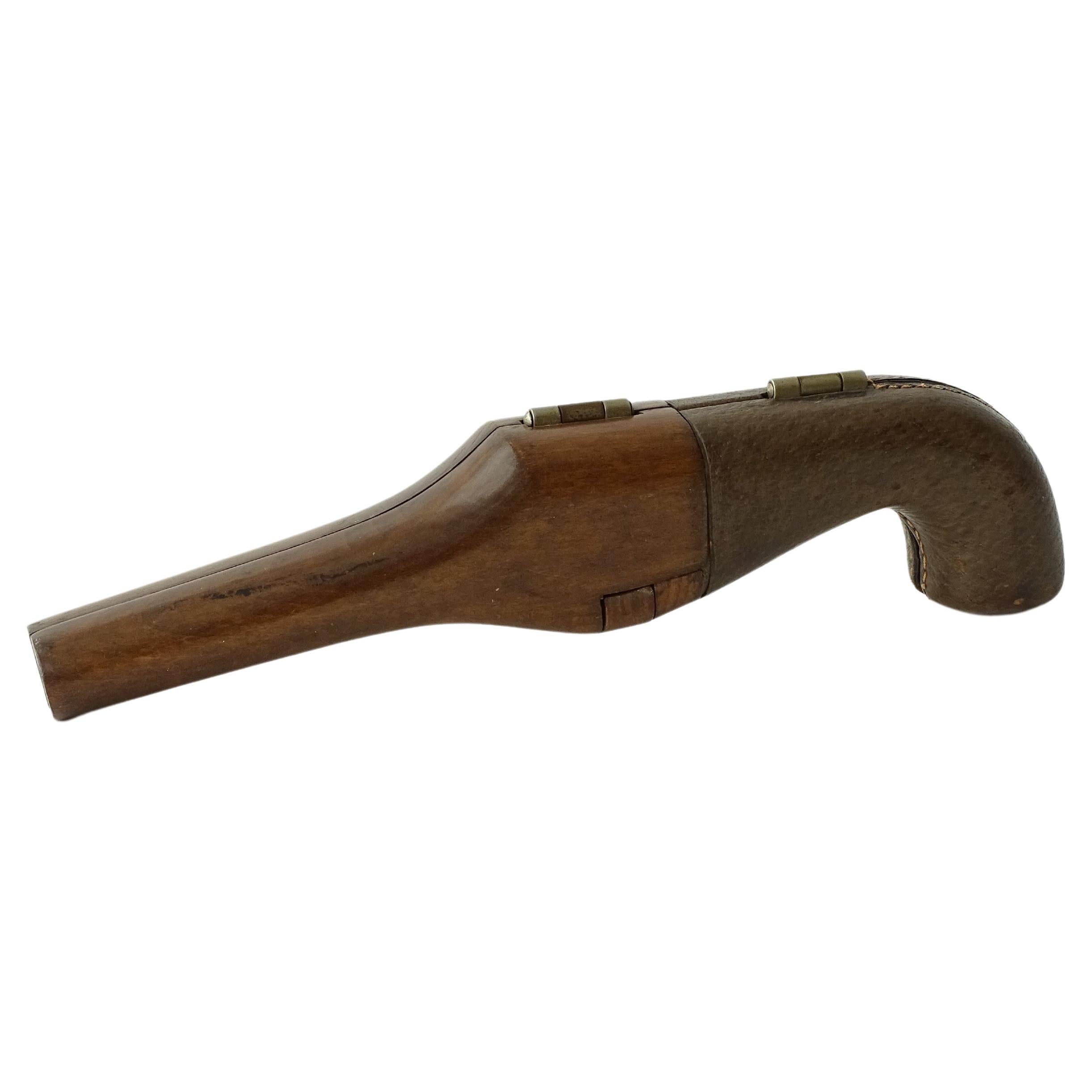 Early Gucci Gun Shaped Foldable Boot Jack, Italy 1950s For Sale
