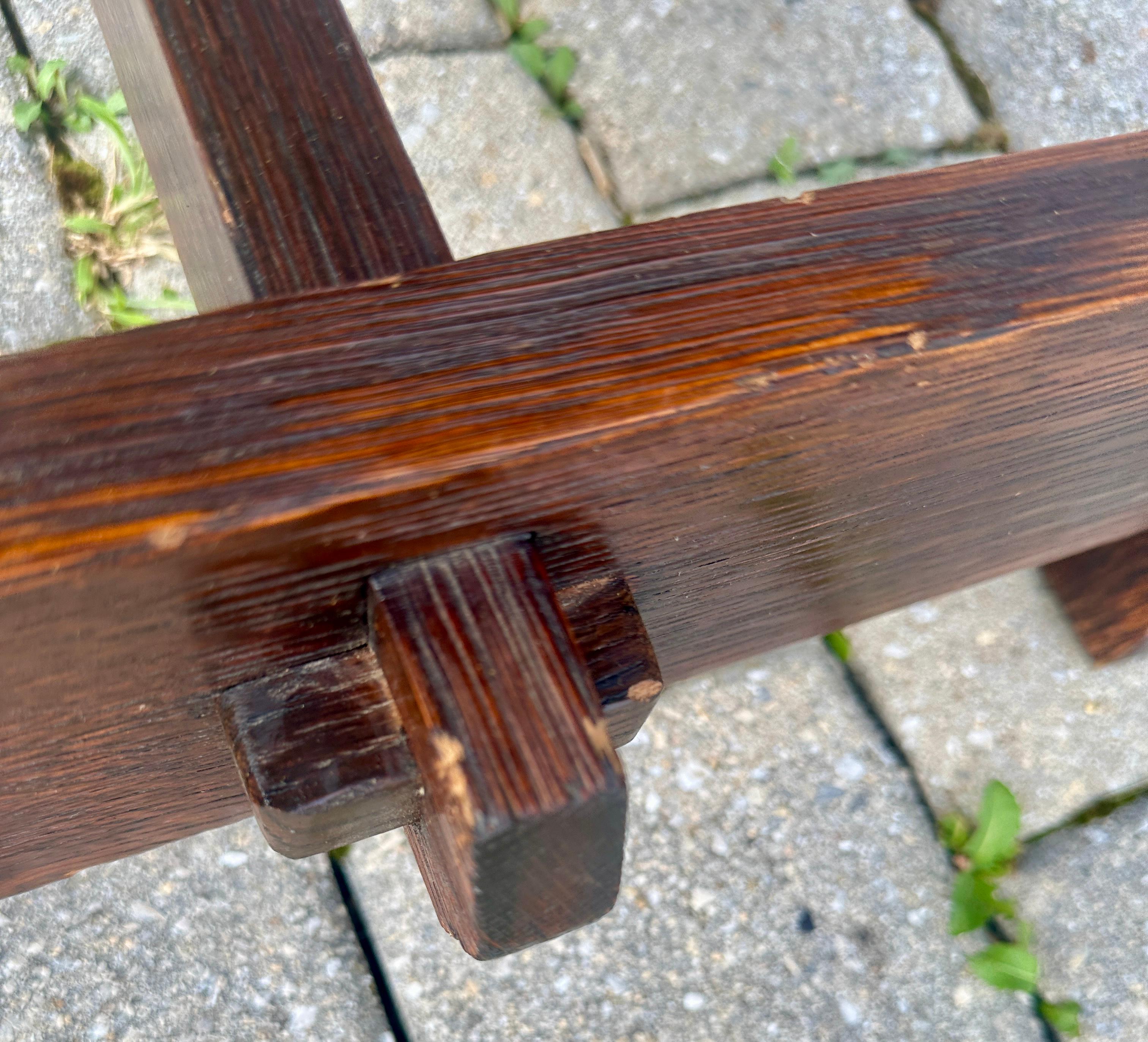 Early Gustav Stickley Hall Chair - Extremely Collectible - Made in 1901 - W7198 For Sale 9