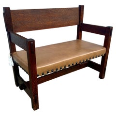 Early Gustav Stickley Hall Chair - Extremely Collectible - Made in 1901 - W7198