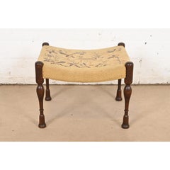 Tabouret ou pouf « Indian Seat » de Gustav Stickley, vers 1900