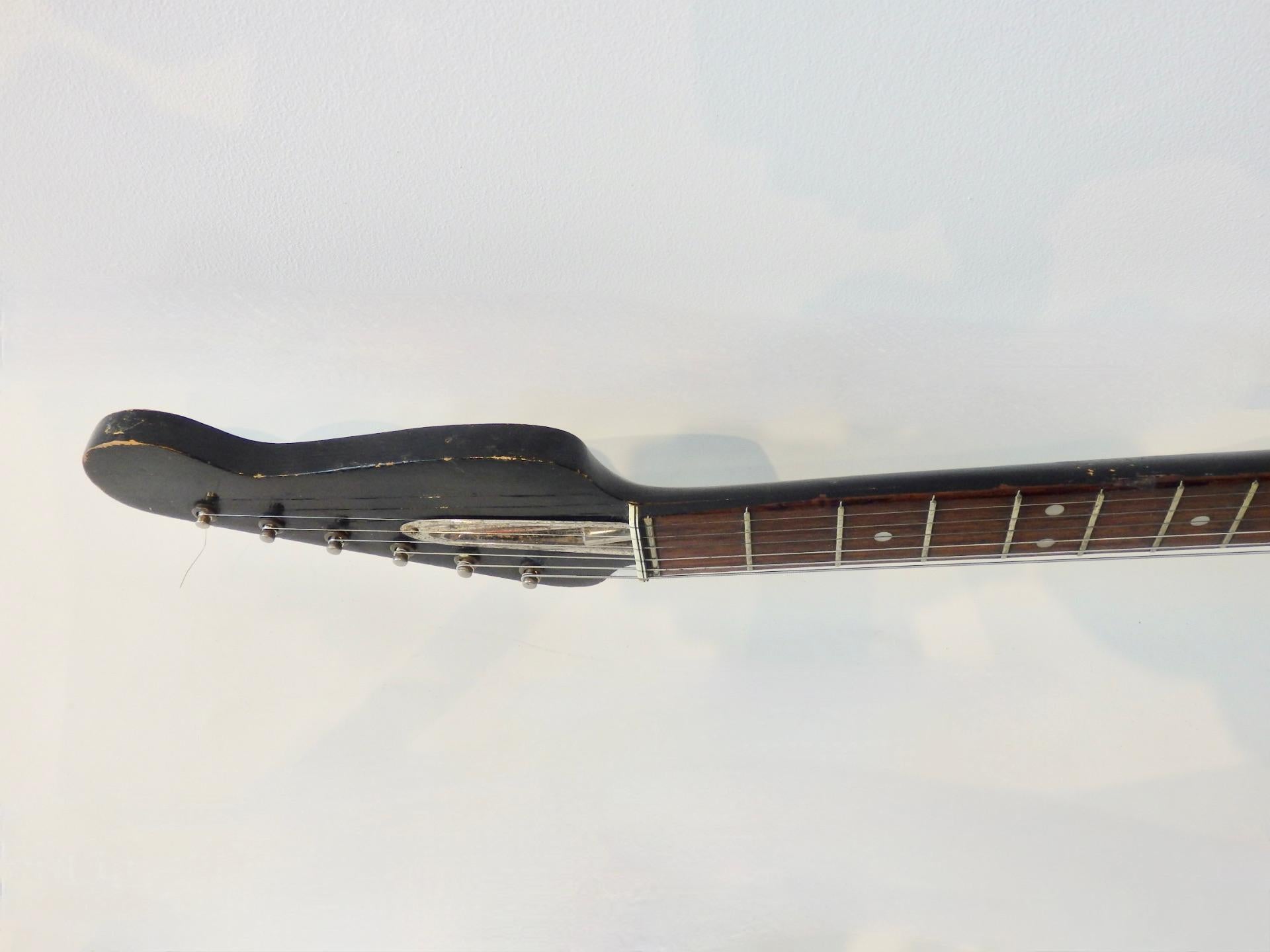 Seltene deutsche Fasan-Gitarre aus den 1960er Jahren mit Hagstrom-Schwanzstück   im Angebot 10